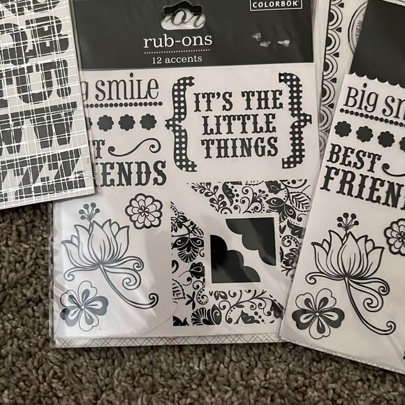 Scrapbooking Delight: Kaiser Rub Ons, Foil ABC Stickers, and More! - Picture 5 of 8